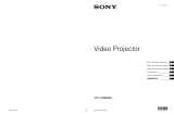 Sony VPL-VW890ES Le manuel du propriétaire
