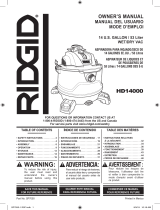 RIDGID HD1400 Mode d'emploi