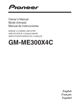 Pioneer GM-ME300X4C Le manuel du propriétaire