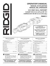 RIDGID R866011B-AC13B03N Mode d'emploi