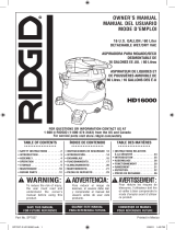 RIDGID HD1600 Le manuel du propriétaire