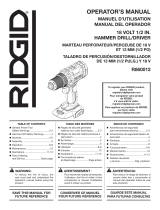 RIDGID R860012 Le manuel du propriétaire