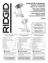 RIDGID R9780 Le manuel du propriétaire