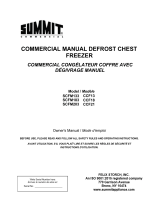 Summit Commercial SCFM103 Le manuel du propriétaire