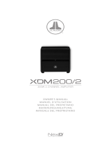 JL Audio XDM2002 Le manuel du propriétaire