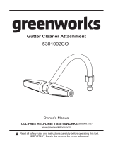 Greenworks 5301002CO Le manuel du propriétaire