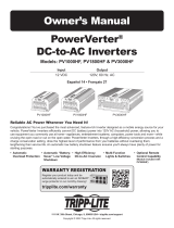 Tripp Lite TRIPP-LITE PV1000HF PowerVerter DC-to-AC Inverters Le manuel du propriétaire