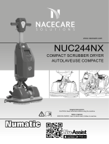 NACECARE SOLUTIONS NUC244NX Compact Scrubber Dryer Le manuel du propriétaire