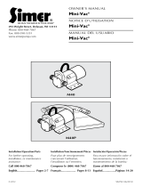 Simer M40P Mini-Vac Utility Pump Kit Le manuel du propriétaire