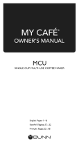 Bunn MCU Le manuel du propriétaire