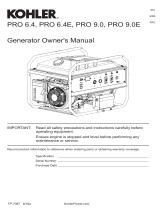 Kohler Portable Generators and Pumps Le manuel du propriétaire
