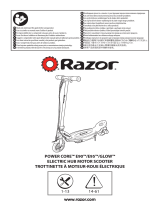 Razor Power Core E90/E95 /Glow Electric Hub Motor Scooter Le manuel du propriétaire