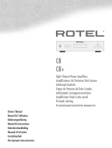 Rotel C8 Le manuel du propriétaire