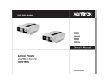 Xantrex Prosine 1000 Manuel utilisateur