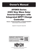 Tripp Lite APSWX-Series Solar Sinewave Inverter Charger Le manuel du propriétaire