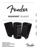 Fender Passport Event Le manuel du propriétaire