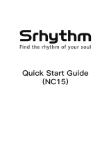 Srhythm NC15 Noise Cancelling Headphones Bluetooth Over-ear Mode d'emploi