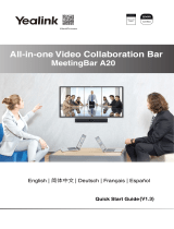 Yealink MeetingBar A20 Mode d'emploi