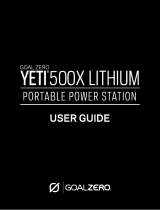 Goal Zero YETI 500X Lithium Mode d'emploi