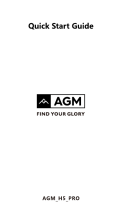 AGM H5 Pro Mode d'emploi