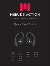 Miiego Miibuds Action TWS Earbuds Mode d'emploi