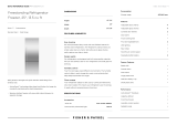 Fisher & Paykel RF135BDRX4 N 25 Inch Freestanding Refrigerator Freezer Mode d'emploi