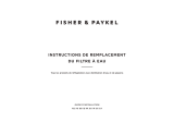 Fisher & Paykel RS1884FLJ1 18 Inch Ice Integrated Column Freezer Mode d'emploi