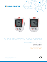 sauermann KT220 Class 220 Kistock Data Loggers Mode d'emploi