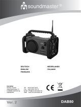 Soundmaster DAB80 Mode d'emploi