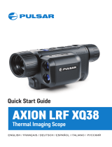 Pulsar XQ38 AXION LRF Thermal Imaging Scope Mode d'emploi