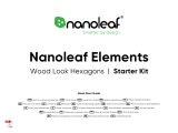 Nanoleaf NL52-K-7002HB-7PK Elements Wood Look Hexagons Mode d'emploi