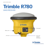 TRIMBLE R780 Mode d'emploi
