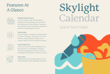 Skylight Frame Skylight Calendar Mode d'emploi