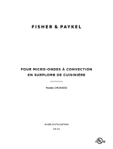 Fisher & Paykel CMOH-30SS-2Y 30 Inch Over the Range Microwave Oven Mode d'emploi