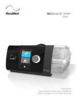 ResMed 370xx air sense 10 CPAP and APAP machines Mode d'emploi