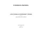 Fisher & Paykel DD24DTI9 N Integrated Double DishDrawer Dishwasher, Tall, Sanitize Mode d'emploi