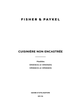 Fisher & Paykel OR36SCG4B1 Gas Range, 36 Inch, 5 Burners Mode d'emploi