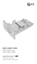 FS NMC-SNMP Mode d'emploi