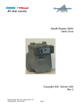 Zenner Stealth Reader Gas Meter Interface Mode d'emploi