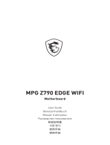 MSI MGP Z790 EDGE WIFI DDR4 Motherboard Mode d'emploi