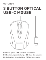 Macally UCTURBO 3 BUTTON OPTICAL USB-C MOUSE Mode d'emploi
