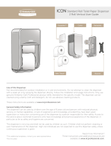 Kimberly-Clark 53696 Standard Roll Toilet Paper Dispenser 2 Roll Vertical Mode d'emploi