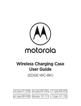 Motorola EDGE-WC-BK Wireless Charging Case Mode d'emploi