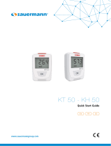 sauermann KT 50/KH 50 Temperature/Humidity Data Logger Mode d'emploi