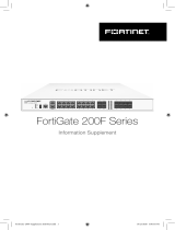 Fortinet FortiGate 200F Series Enterprise-Grade Protection for Smaller Networks Mode d'emploi