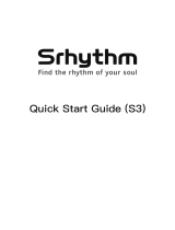 Srhythm S3 Mode d'emploi