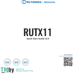 Teltonika RUTX11 Mode d'emploi