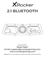 X-Rocker XPBT21 2.1 Bluetooth Pedestal Gaming Chair Mode d'emploi