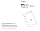 NIIMBOT D110 Smart Label Printer Mode d'emploi