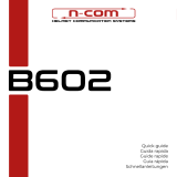 N-Com B602 Single Motorcycle Intercom Mode d'emploi